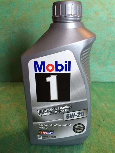 Mobil 1™, the official motor oil of nascar®, provides full primary sponsorships on all four shr premier series cars at various nascar premier series races throughout the year. Mobil1 Advanced Full Synthetic Motor Oil 5W-20 - 98HC95 ...