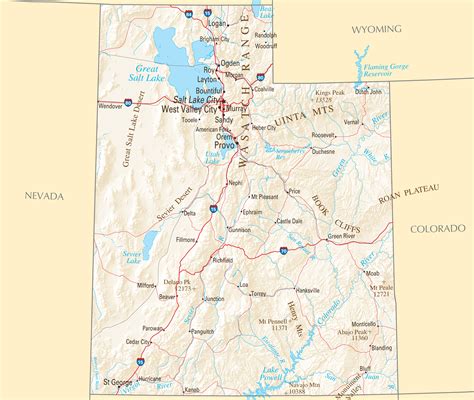 Utah Reference Map •
