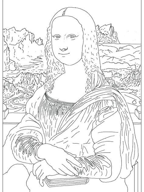 Fine Art Coloring Pages At Free Printable Colorings