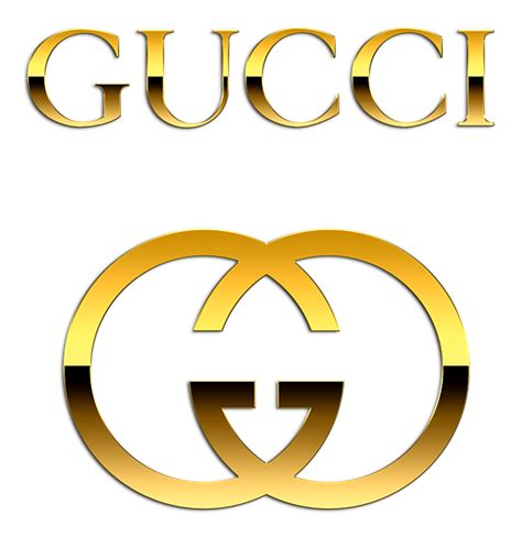 golden gucci logo png image png mart