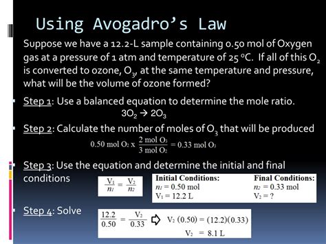 Ppt Avogadros Law Powerpoint Presentation Free Download Id1534299