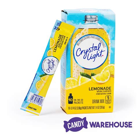 Crystal Light Lemonade 10 Piece Box Candy Warehouse