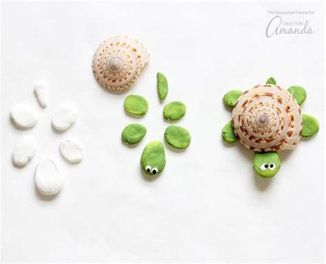 Sea Shell Creatures An Easy And Adorable Beach Craft