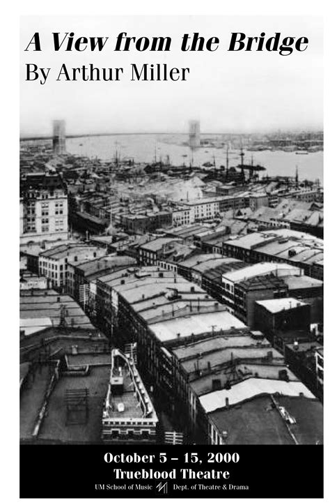 A View From the Bridge - University of Michigan School of Music