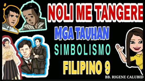 14 Simbolo At Kahulugan Ng Pabalat Ng Noli Me Tangere Information