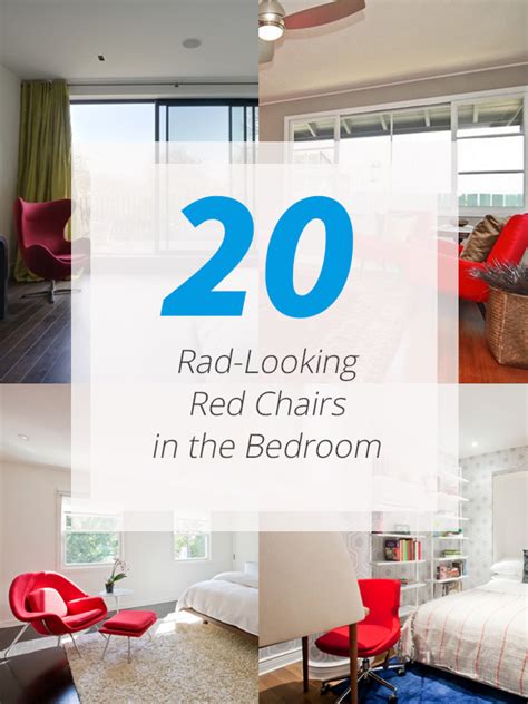 Goujxcy accent barrel chair, modern upholstered living room chair with nailheads and solid wood legs, barrel club chair comfy single sofa office guest chair for living room guestroom bedroom (red) 4.0 out of 5 stars. 20 Rad-Looking Red Chairs in the Bedroom | Home Design Lover