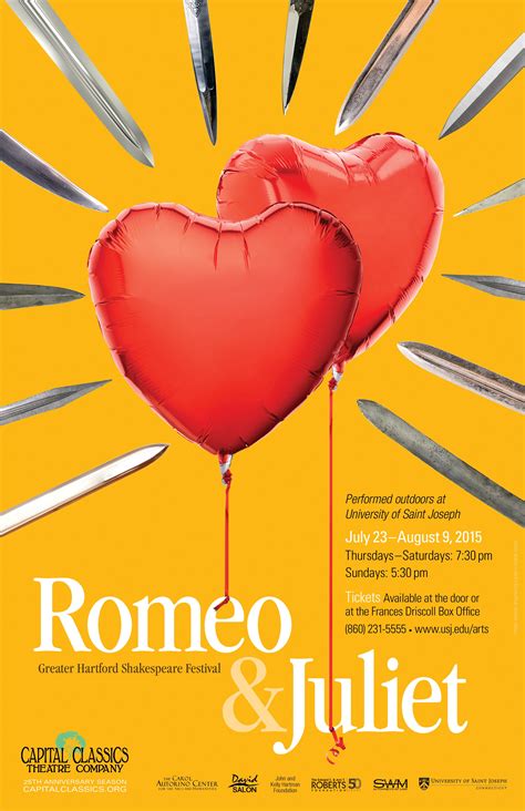 Capital Classics Shakespeare Festival Romeo And Juliet Poster By Cipher