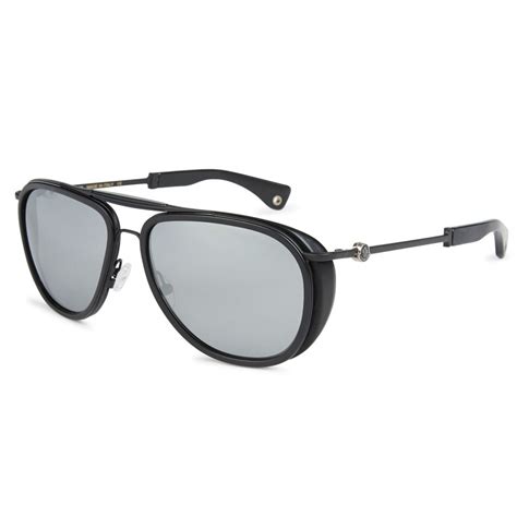 Prescription eyeglasses starting at $95. Moncler Aviator Style Acetate Sunglasses in Black for Men ...