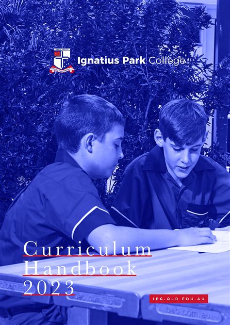 Curriculum Handbook 2023 By Ignatius Park College Issuu