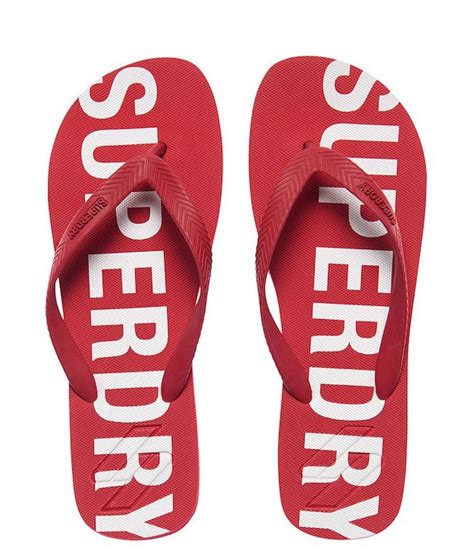 Mens Red Essential Flip Flop Superdry Mf310186a Opi Centraleshopeu