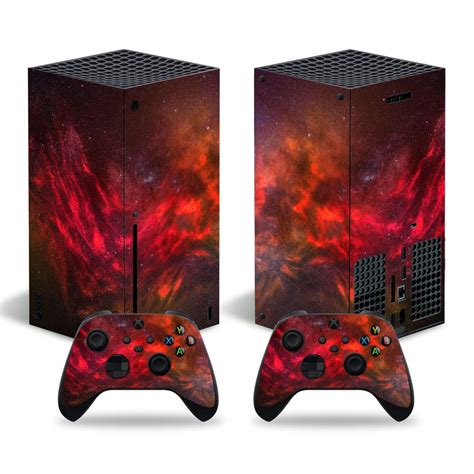 Buy Xbox Series X Skins Wrap Sticker With Two Free Wireless Controller