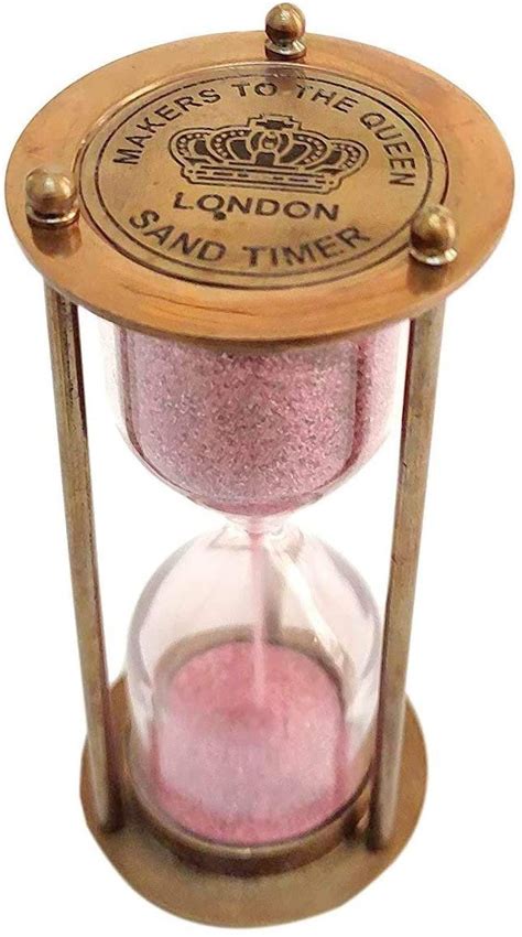 3 Minutes Brass Hourglass Vintage Style Sand Timer Sand Timers Sand