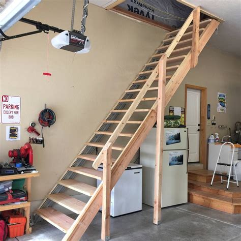 Garage Stair Stringers By Fast Attic Renovation Garage