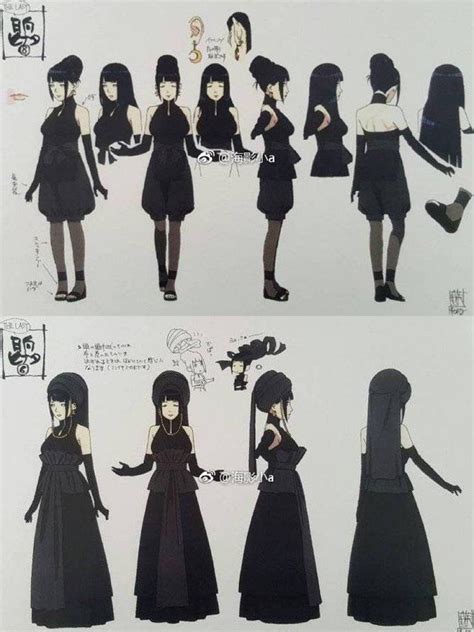 Hinatas Black Wedding Dress From The Last Is Soo Detailed And