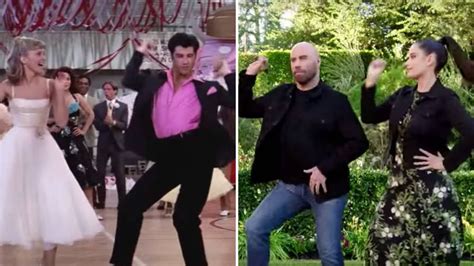 John Travolta Recreates Iconic Grease Dance With Daughter Ella In