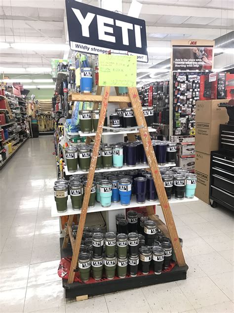 Ladder Display Ace Hardware Store Storing Paint Store Displays