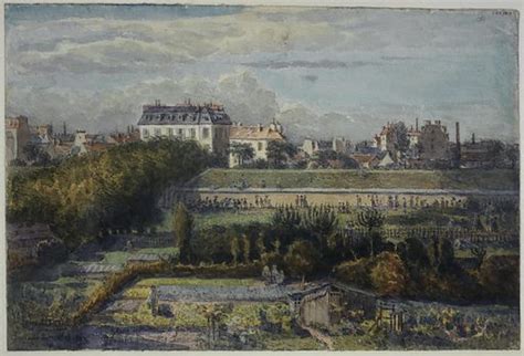 View Of The Porte De Montrouge And The Gardens Taken From The Free