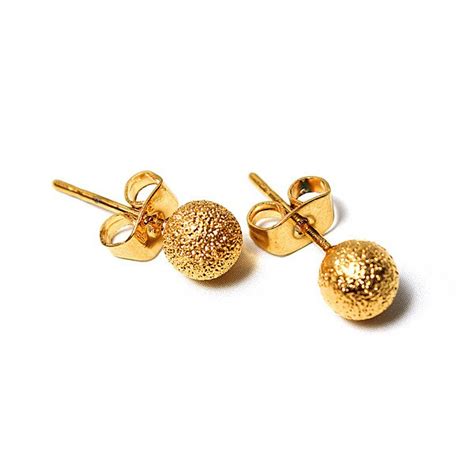 Gold Earrings For Women Pastal Names