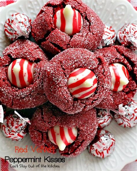 Red Velvet Peppermint Kisses Recipe With Images Red Velvet