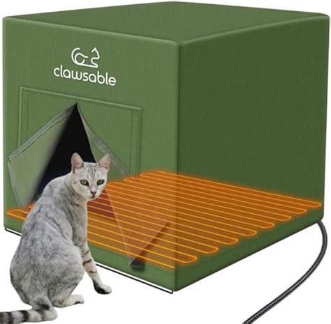 Heated Cat House For Outdoor Cats In Winter Extremely