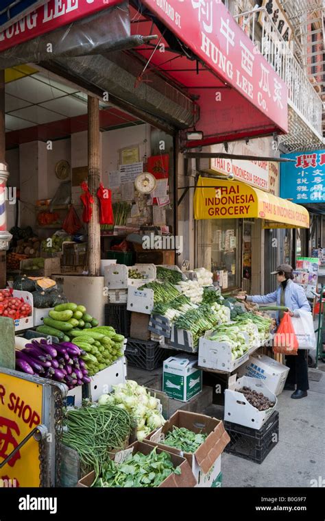 Grocery Store On Mott Street Chinatown Lower Manhattan