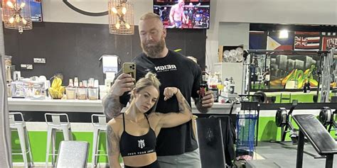 Hafthor Bjornsson S Wife Falls Short In Height Comparison With The