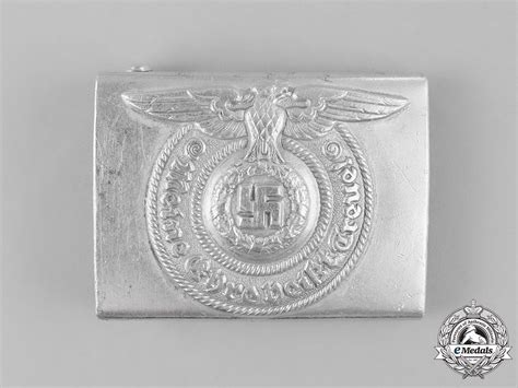 Germany Ss A Ss Enlisted Mans Belt Buckle By Rzm 82237 1937 Emedals