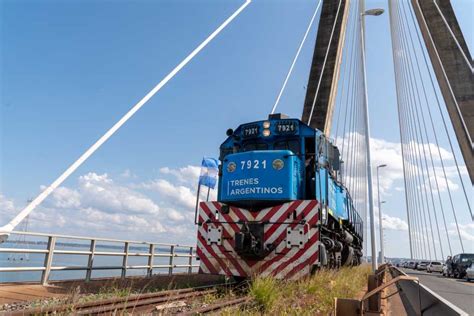 Trenes Argentinos Cargas Cruce Internacional Paraguay Foto Ministerio