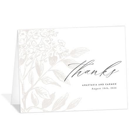 Thank You Cards Easily Customizable Designs Weddingwire