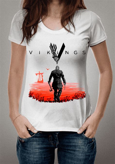 T SHIRT PRIME Camiseta Vikings Ragnar Lothbrok R 54 03 Em Baronni