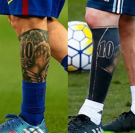 Lionel Messi Muestra Su Nuevo Tatuaje En La Pierna