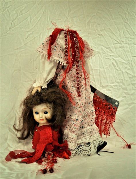 Creepy Gory Horror Porcelain Doll Halloween Doll Beheaded Etsy
