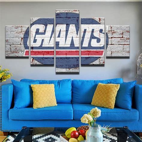 Official facebook page of the 4x super bowl champions new york giants! New York Giants 33- Sport 5 Panel Canvas Art Wall Decor ...