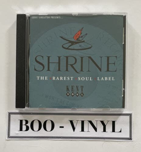 Shrine The Rarest Soul Label Va Kent Records Northern Soul Cd
