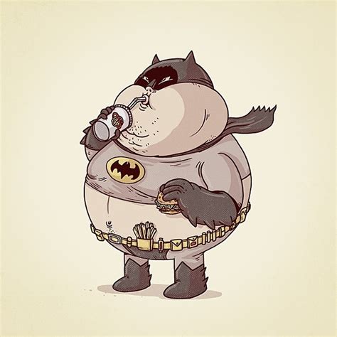 Batman Fat Superhero Dc Comics Comics Cartoon Wallpaper 1600x1600