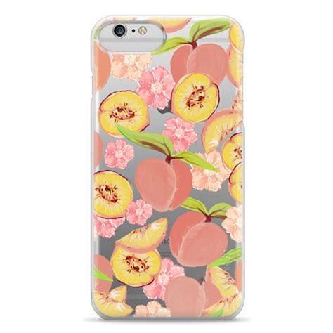 Peaches Transparentclear Background Casetify