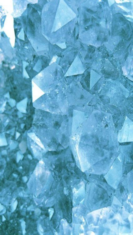 Iphone Wallpaper Crystal Blue Crystals Blue Aesthetic Pastel