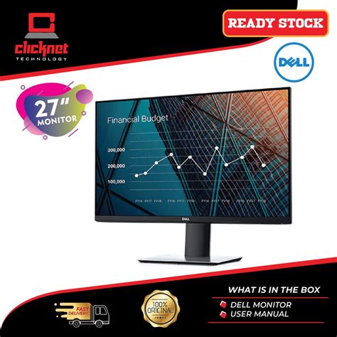 Find the best prices for monitor online in malaysia. Dell Monitor 27-inch P2719H Black (LCD, HDMI, VGA ...