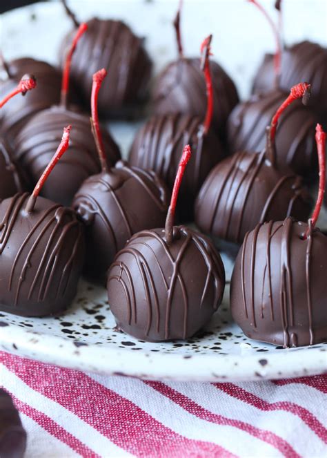 Easy Chocolate Covered Cherries Recipe Cookies And Cups