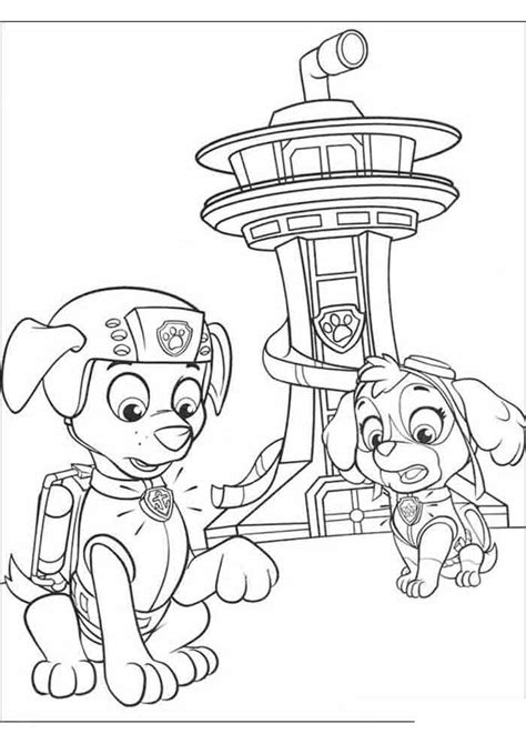 Skye And Everest Paw Patrol Coloring Page Paw Patrol Coloring Pages 14472 The Best Porn Website