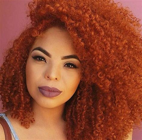 Copper Burnt Orange Hair Color African American Best Hairstyles In