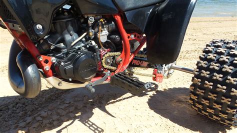 Customers Liquid Cooled Atc 250r Loving His Custom Foot Pegs Sold