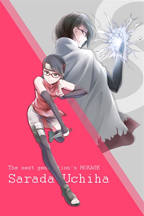 Uchiha Sarada BORUTO Naruto Next Generations Mobile Wallpaper By Kokutou Mangaka
