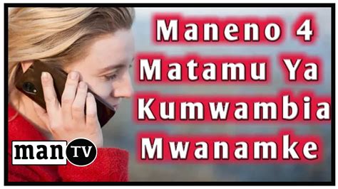 ️ 💍 Maneno 4 Matamu Sana Ya Kumwambia Mpenzi Mwanamke Mke Wako