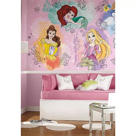 Roommates Disney Princess Peel And Stick Mural Buybuy Baby