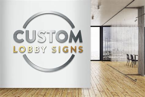Custom 3d Business Logo Lobby Sign — Lobby Smiths Custom Business