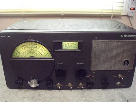 Hallicrafters Short Wave Radio Receiver S 40 Vintage Malahat Including