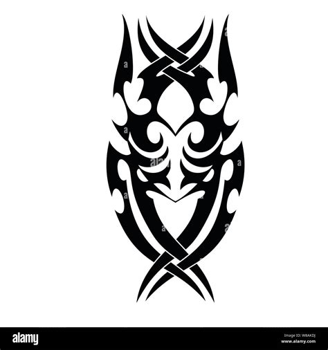 Vector Tribal Tattoo Design Eps 10 Stock Vector Image And Art Alamy