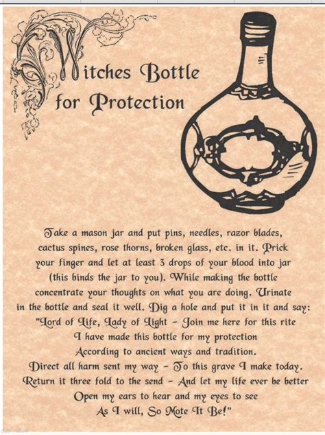 Witches Bottle Witch Bottles Book Of Shadows Spell Book