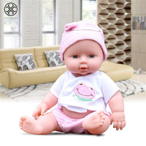 Luxtrada 12inch 30cm Mini Reborn Newborn Baby Lifelike Doll Emulated